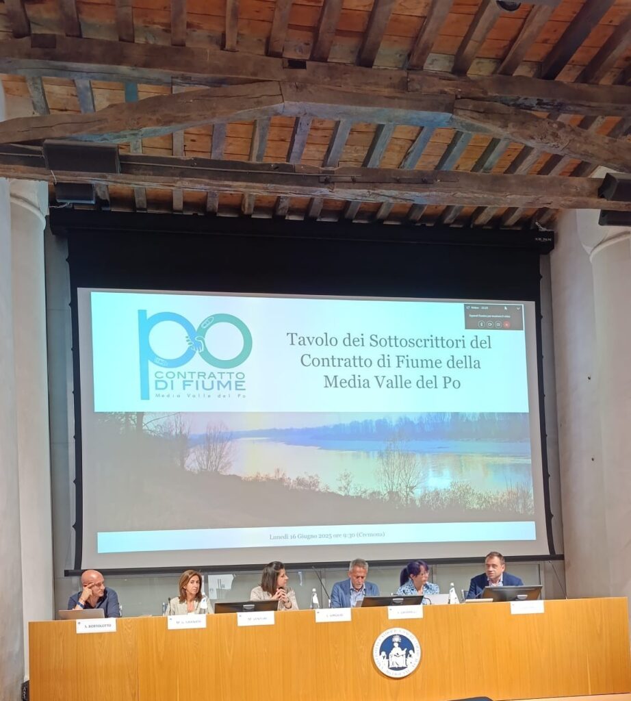 Tavolo Contratto di Fiume Media Valle del Po del 16/06/2025: supporto ai piccoli Comuni per accedere a bandi e finanziamenti