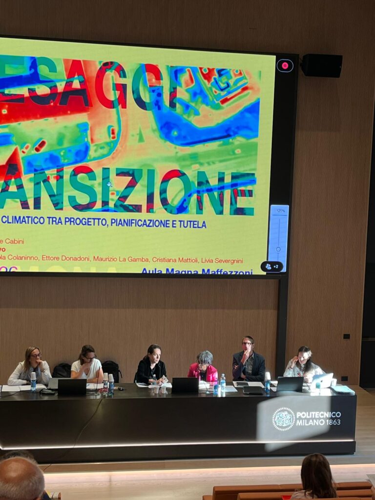 PAESAGGI IN TRANSIZIONE – Convegno presso la sede del Politecnico di Cremona del 28/09/2026